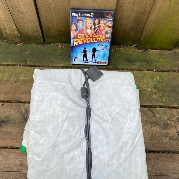 Vintage Konami Dance Dance Revolution Mat With Game PS2 - Picture 4 of 4